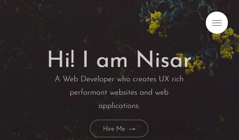 A Modern Responsive Portfolio Web Template